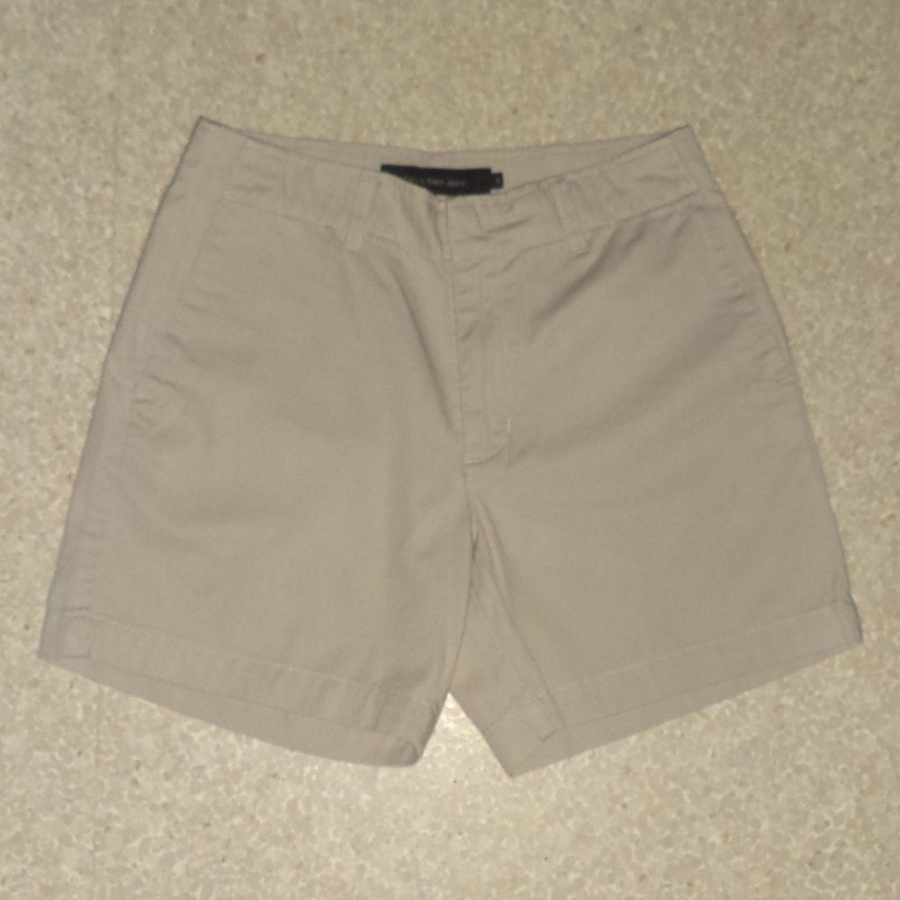 CALVIN KLEIN JEANS beige shorts sz 2 woman